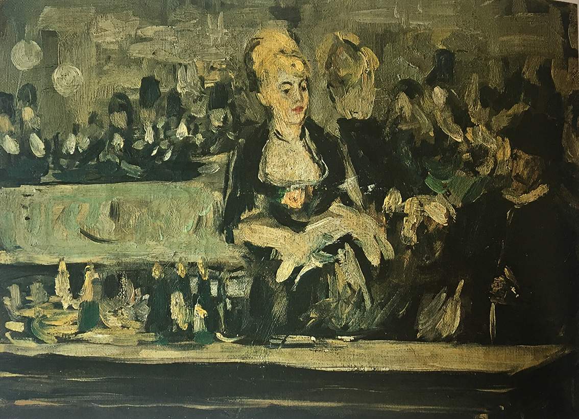 EDOUARD MANET Bar aux Folies Bergère - Sicilian Post