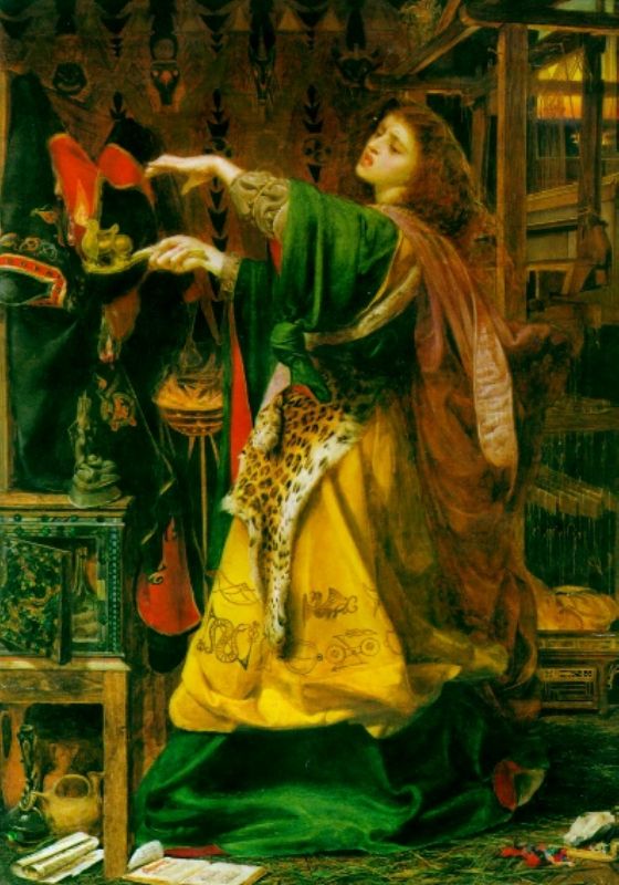 Morgana nella rappresentazione del pittore inglese Frederick Sandys