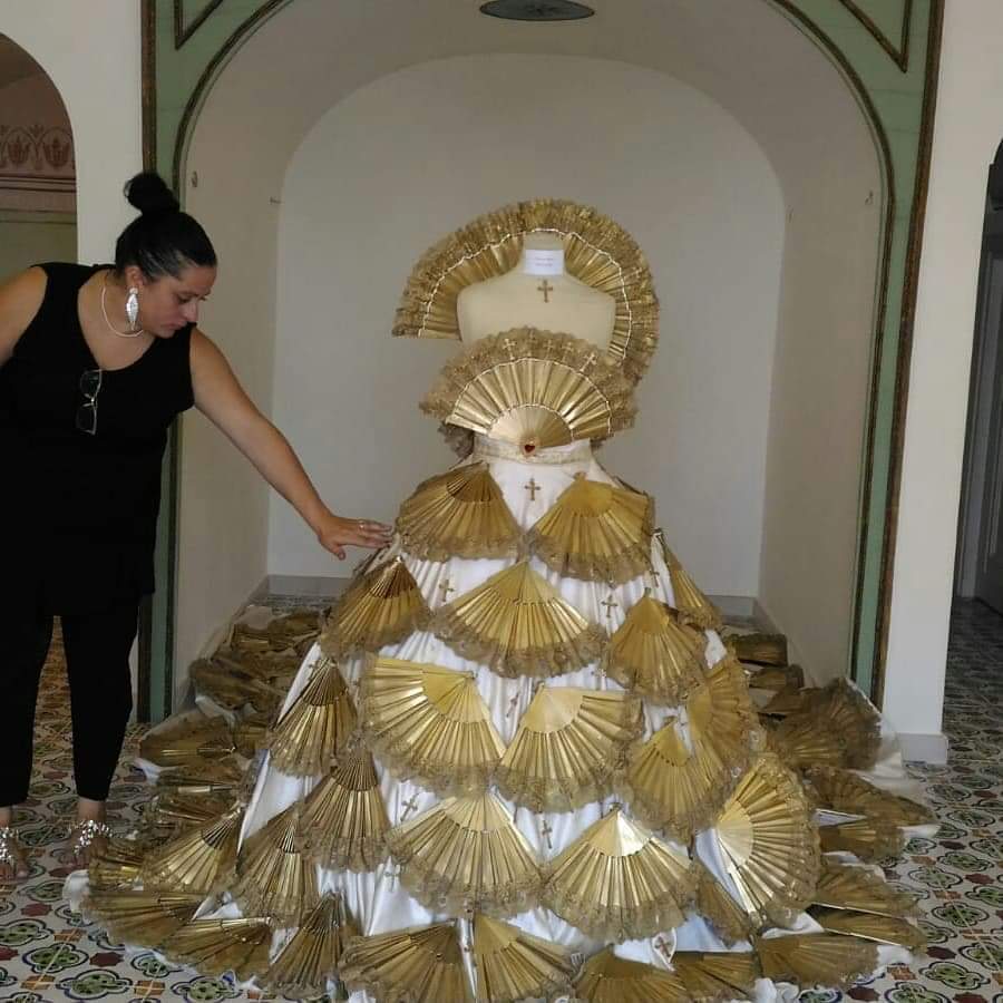 L'abito realizzato da Francesca Riolo