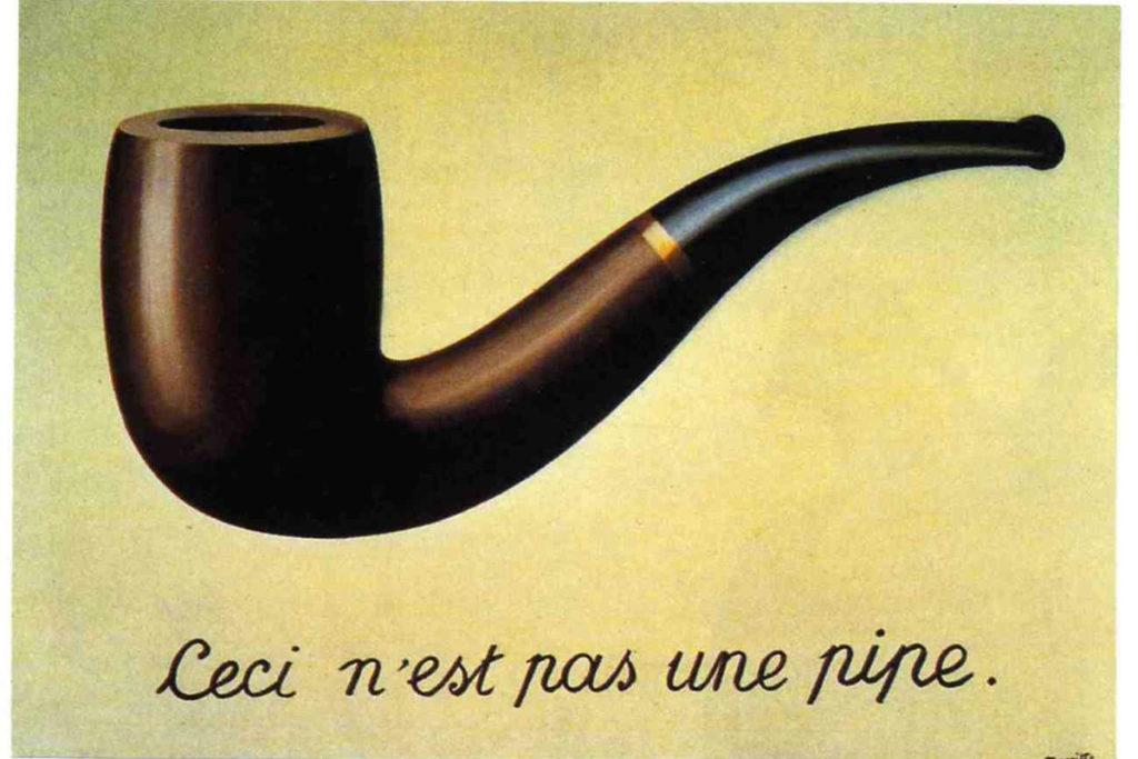 "Il tradimento delle immagini" di Magritte