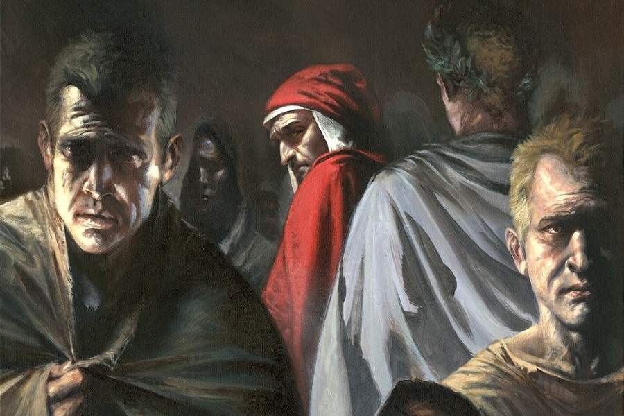 Una delle illustrazioni di Gabriele Dell'Otto contenuta nel volume "Inferno"