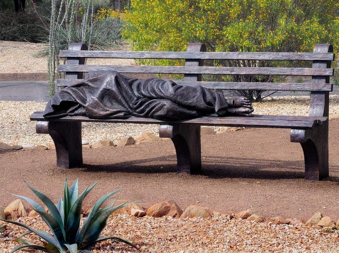 Homeless Jesus, Timothy Schmalz