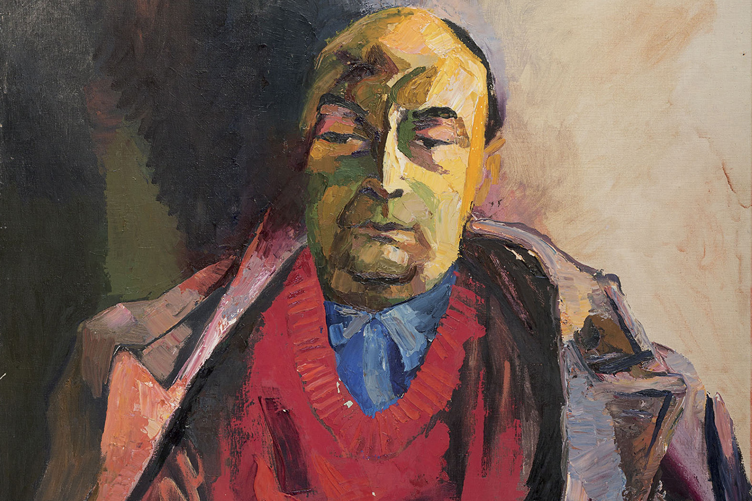 Renato Guttuso, Ritratto di Pablo Neruda, 1954 (dettaglio)