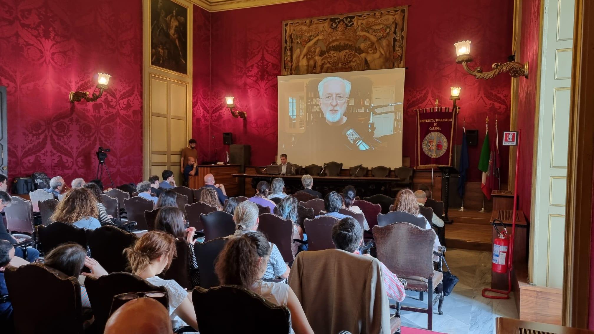 Giovanni Zagni in dialogo con Jeff Jarvis, in collegamento dagli Stati Uniti